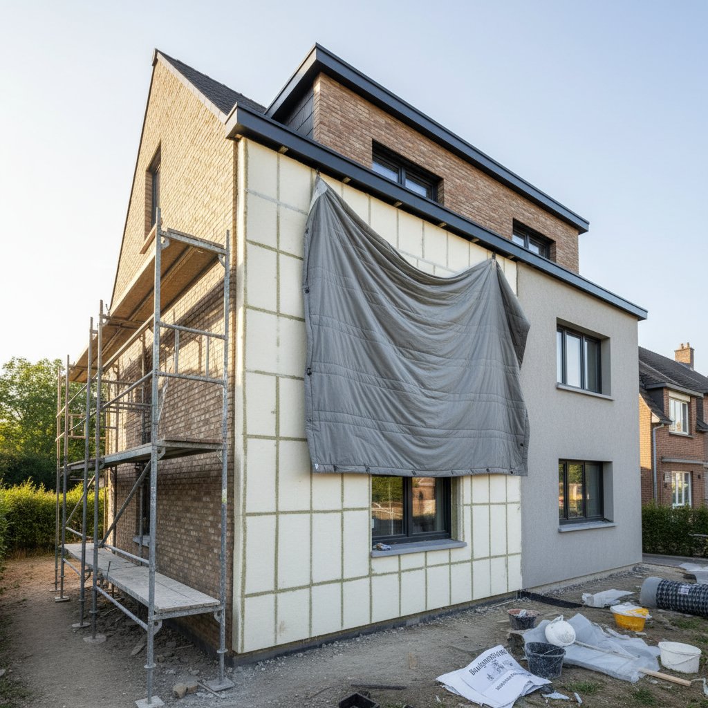 Buitengevelisolatie: crepi, steenstrips of een andere afwerking?