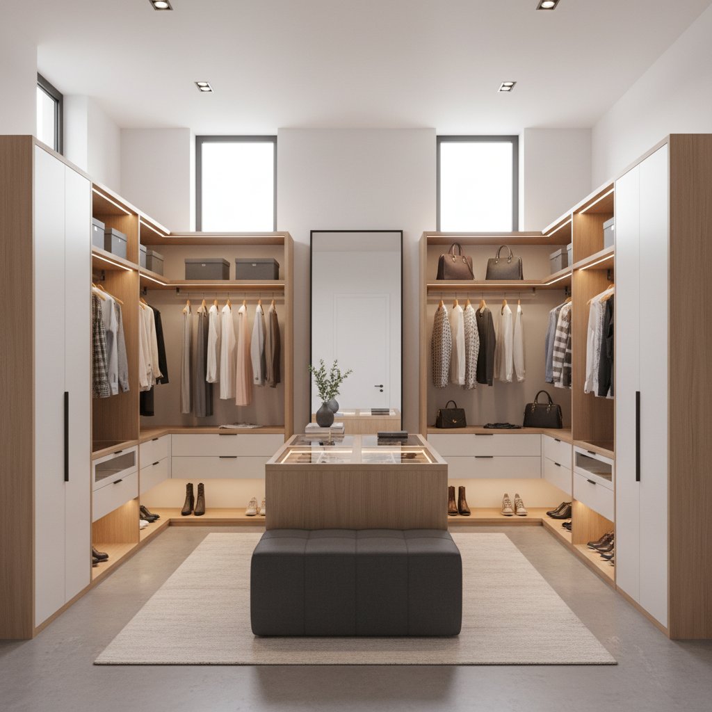 Inloopkast maken: ontwerp, indeling en budget