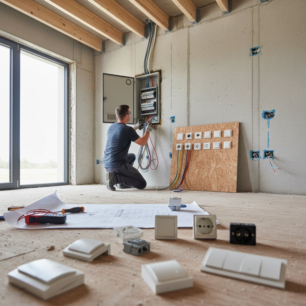 Stopcontacten en schakelaars: hoeveel heeft u nodig?